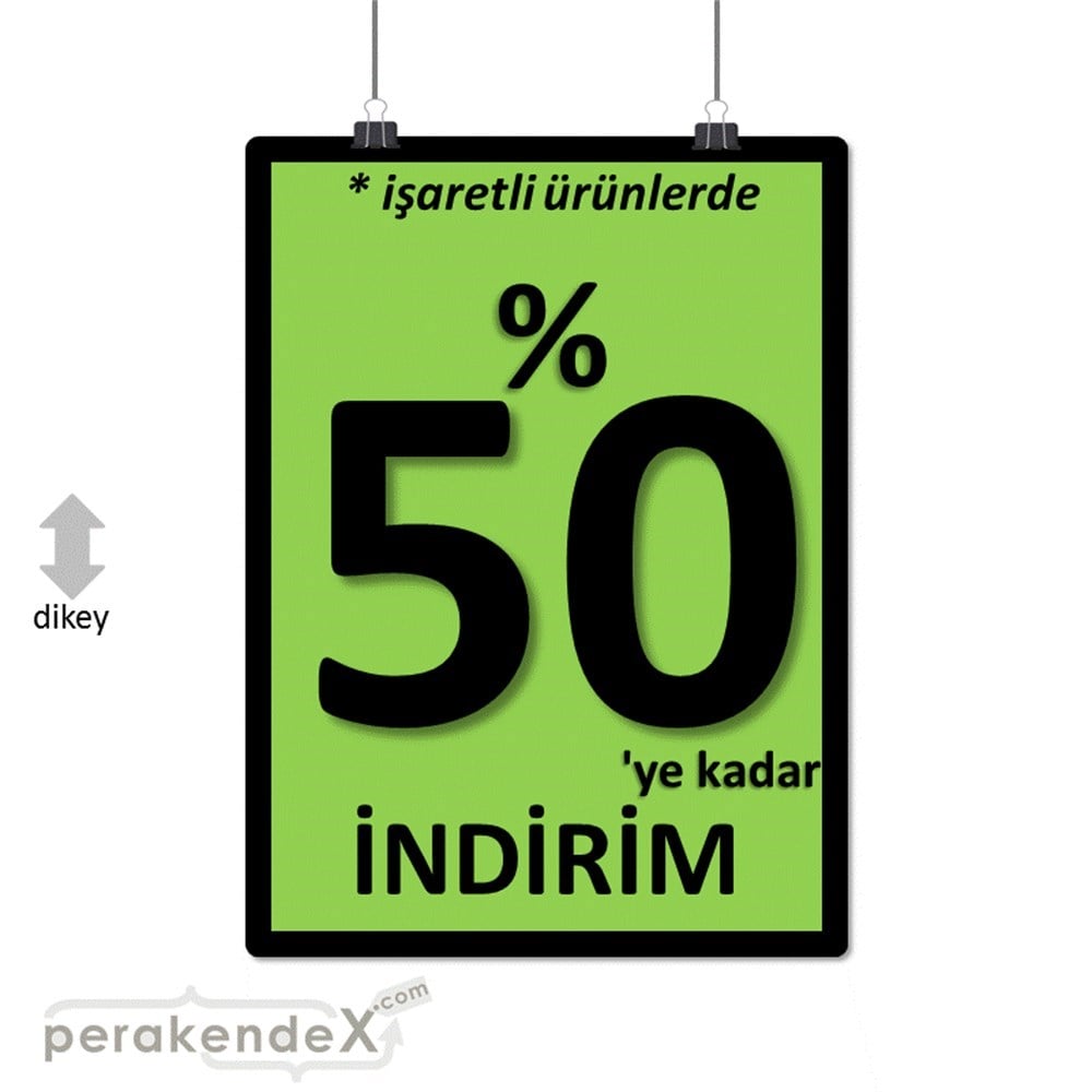 yüzde 50 ye varan indirim SERT PLASTİK POSTER -dikdörtgen,tek yön baskı