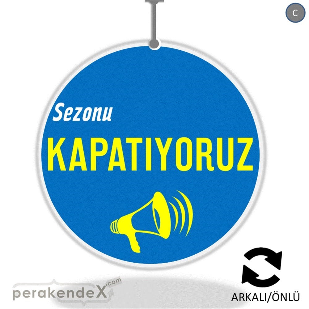 sezonu kapatıyoruz DÖNKARTI -oval,çift yön baskı