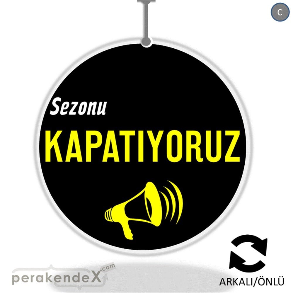 sezonu kapatıyoruz DÖNKARTI -oval,çift yön baskı