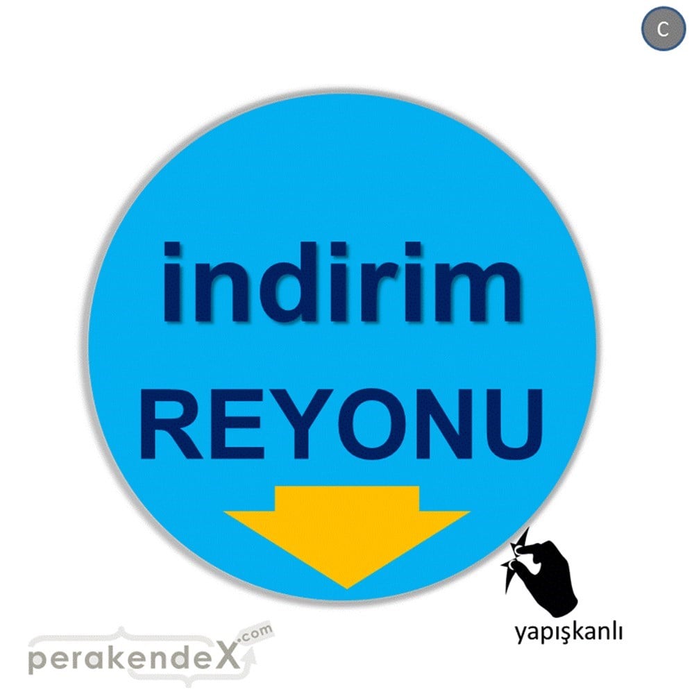 indirim reyonu CAMA YAPIŞAN FOLYO -oval,tek yön baskı
