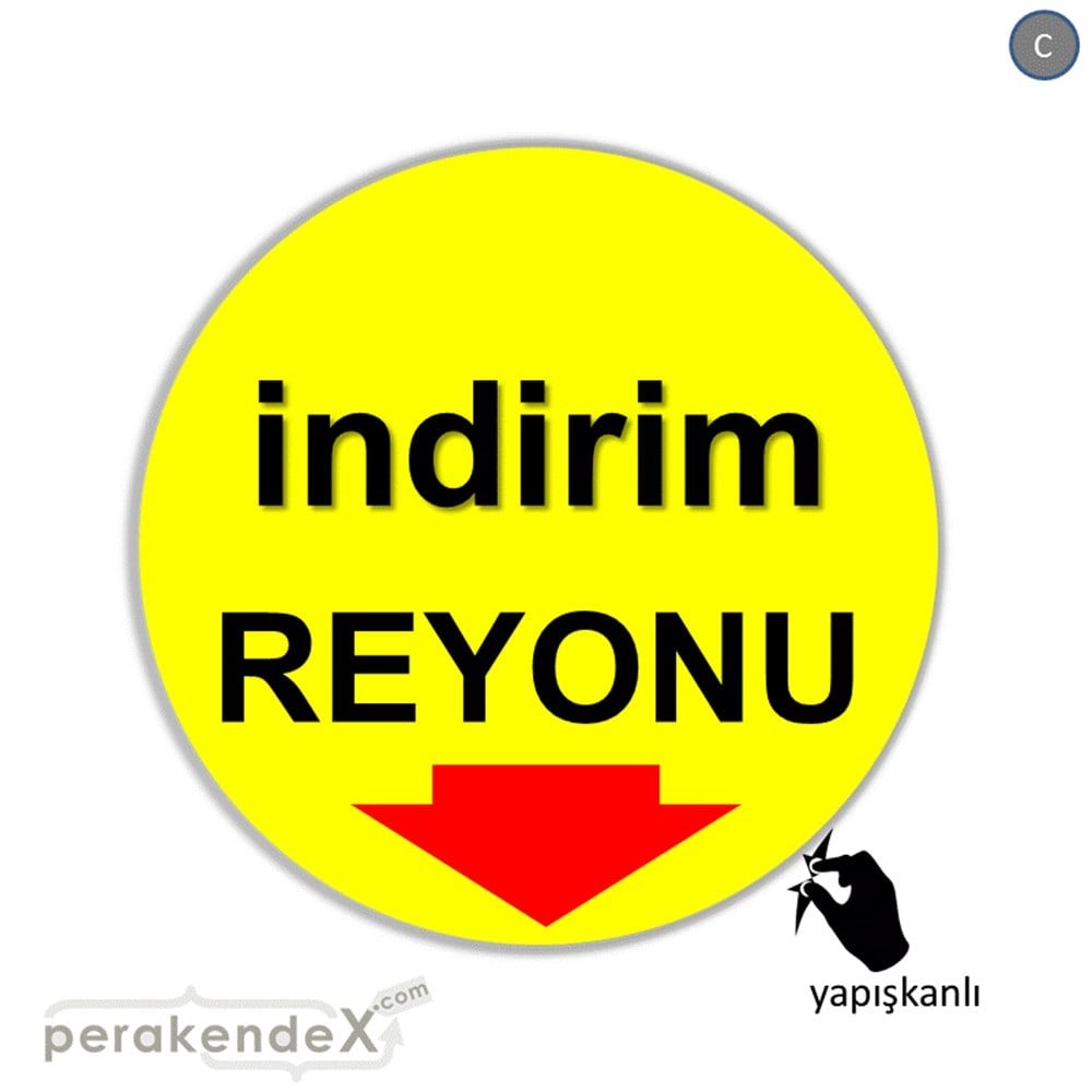 indirim reyonu CAMA YAPIŞAN FOLYO -oval,tek yön baskı