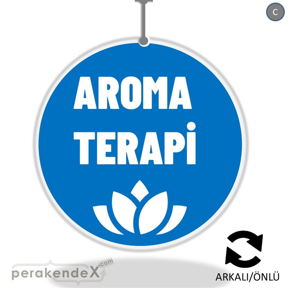 Aroma Terapi Ürünleri DÖNKART -oval,çift yön baskıdön-kart