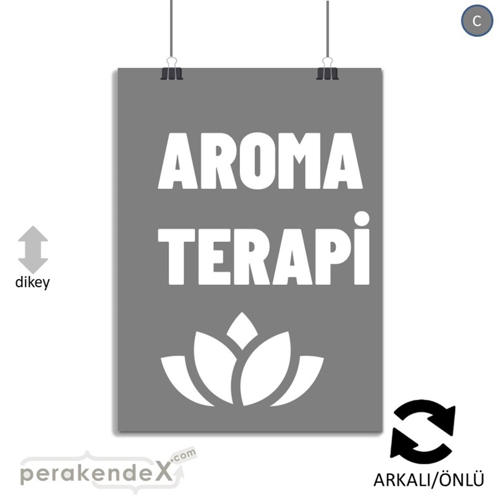 Aroma Terapi Ürünleri SERT PLASTİK POSTER,  AFİŞ -dikdörtgen,çift yön baskısert plastik poster,  afiş