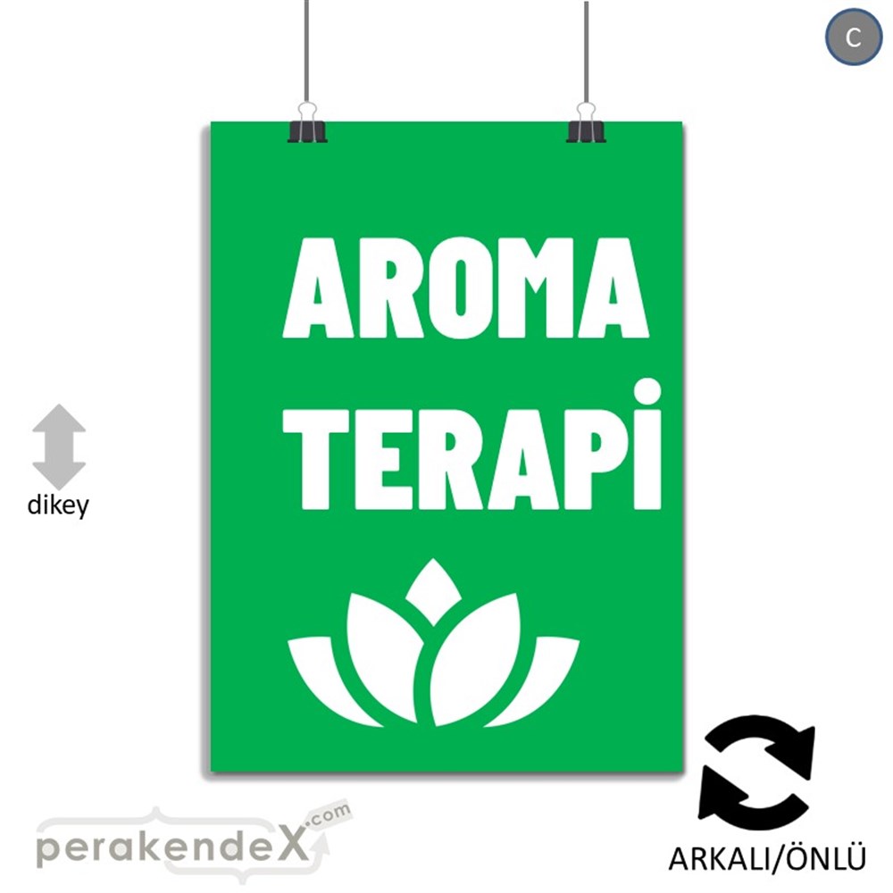 Aroma Terapi Ürünleri SERT PLASTİK POSTER,  AFİŞ -dikdörtgen,çift yön baskısert plastik poster,  afiş