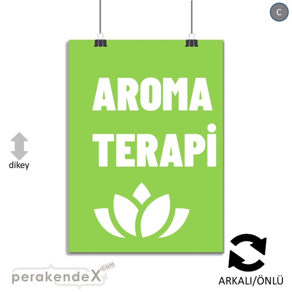 Aroma Terapi Ürünleri SERT PLASTİK POSTER,  AFİŞ -dikdörtgen,çift yön baskısert plastik poster,  afiş