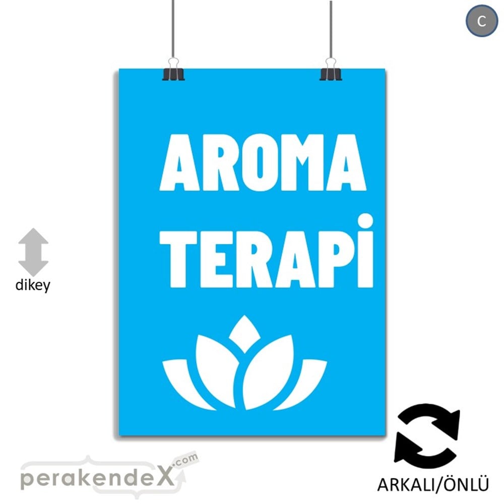 Aroma Terapi Ürünleri SERT PLASTİK POSTER,  AFİŞ -dikdörtgen,çift yön baskısert plastik poster,  afiş