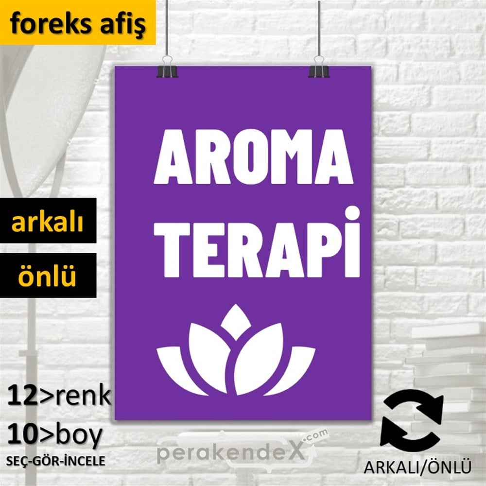Aroma Terapi Ürünleri SERT PLASTİK POSTER,  AFİŞ -dikdörtgen,çift yön baskısert plastik poster,  afiş
