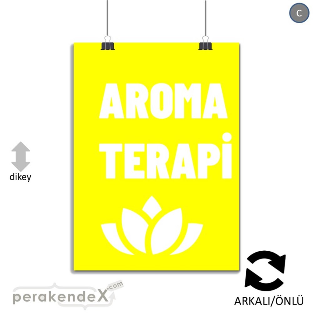 Aroma Terapi Ürünleri SERT PLASTİK POSTER,  AFİŞ -dikdörtgen,çift yön baskısert plastik poster,  afiş