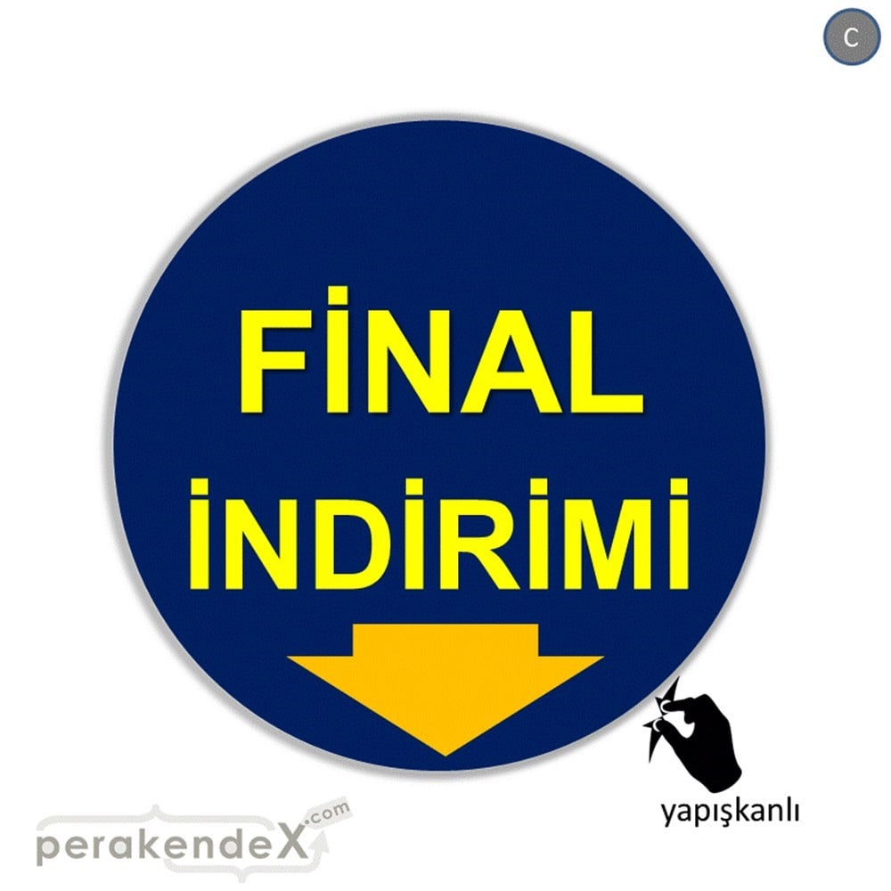 final indirimi CAMA YAPIŞAN FOLYO -oval,tek yön baskı