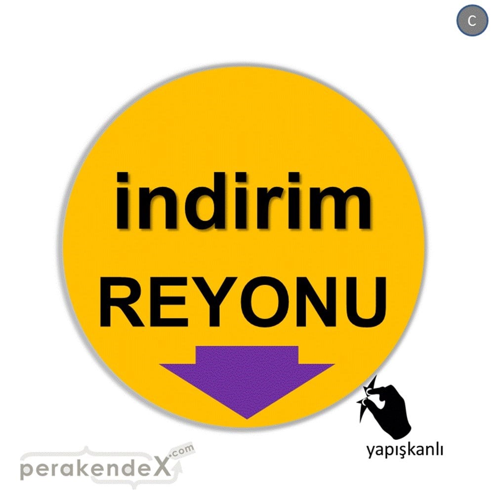 indirim reyonu CAMA YAPIŞAN FOLYO -oval,tek yön baskı