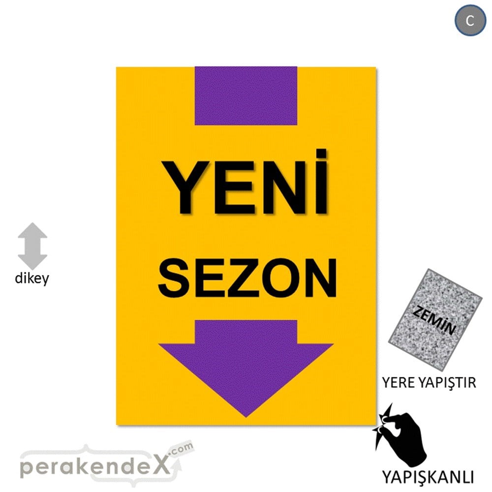 yeni sezon * YER ZEMİNE YAPIŞIR -dikdörtgen,tek yön baskı