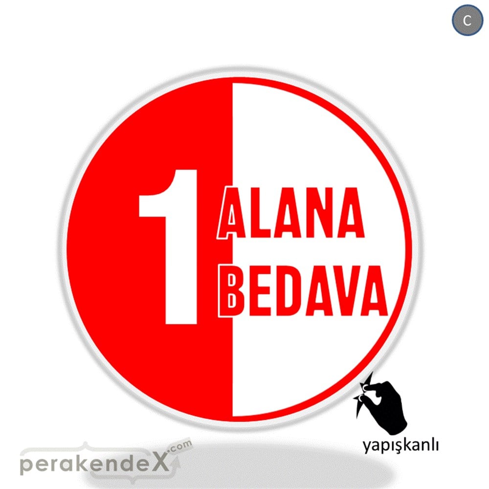 Bir Alana Bir Bedava VİTRİN - CAM FOLYO,  VİNİL -oval,tek yön baskı