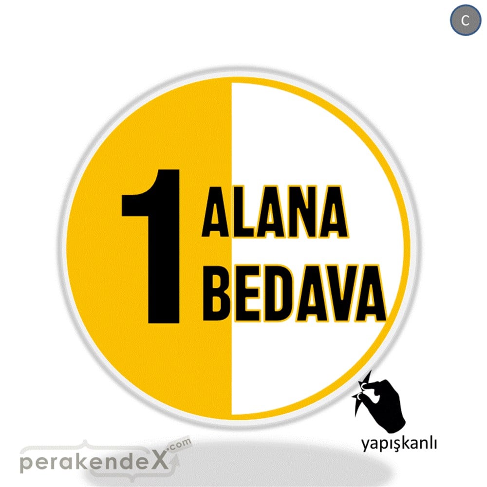 Bir Alana Bir Bedava VİTRİN - CAM FOLYO,  VİNİL -oval,tek yön baskı