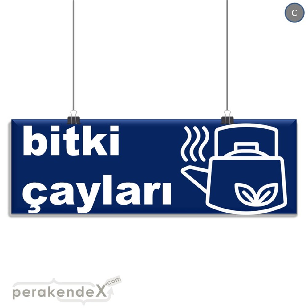 Bitki Çayları SERT PLASTİK POSTER,  AFİŞ (BANNER) -dikdörtgen,tek yön baskısert plastik poster,  afiş