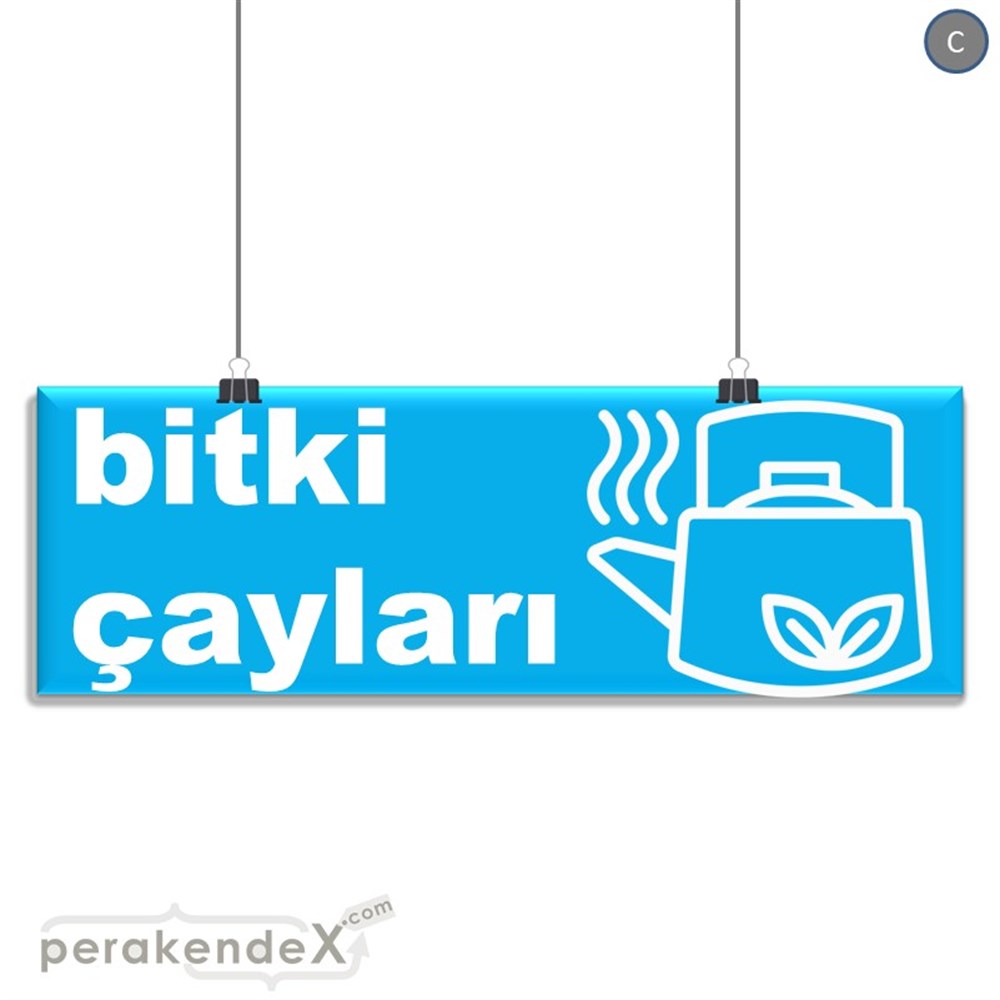 Bitki Çayları SERT PLASTİK POSTER,  AFİŞ (BANNER) -dikdörtgen,tek yön baskısert plastik poster,  afiş