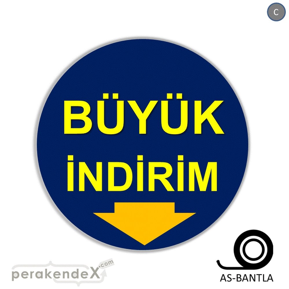 büyük indirim SERT PLASTİK POSTER -oval,tek yön baskı