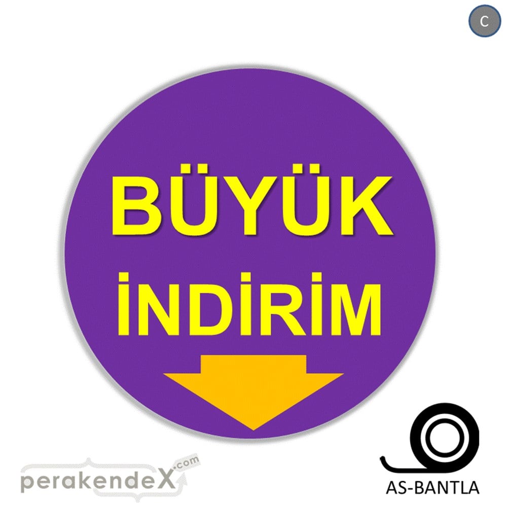 büyük indirim SERT PLASTİK POSTER -oval,tek yön baskı