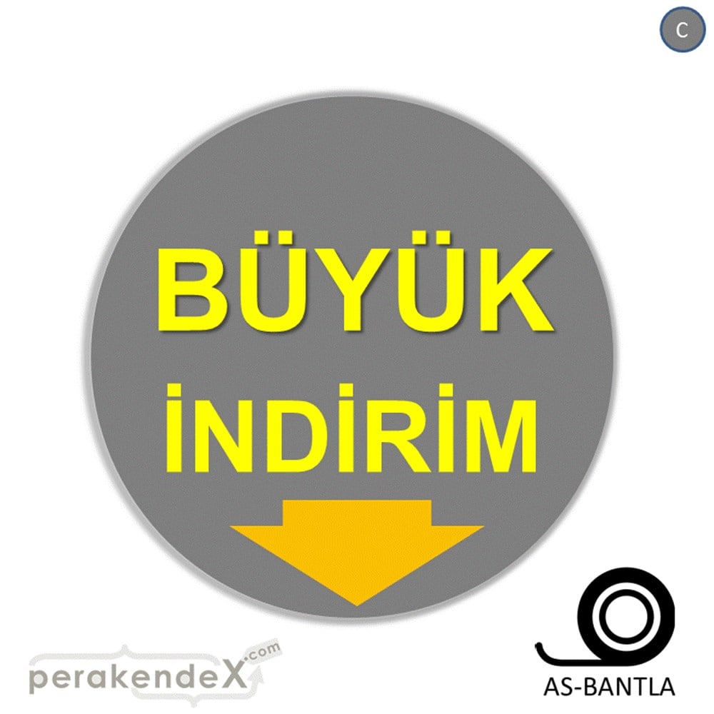 büyük indirim SERT PLASTİK POSTER -oval,tek yön baskı