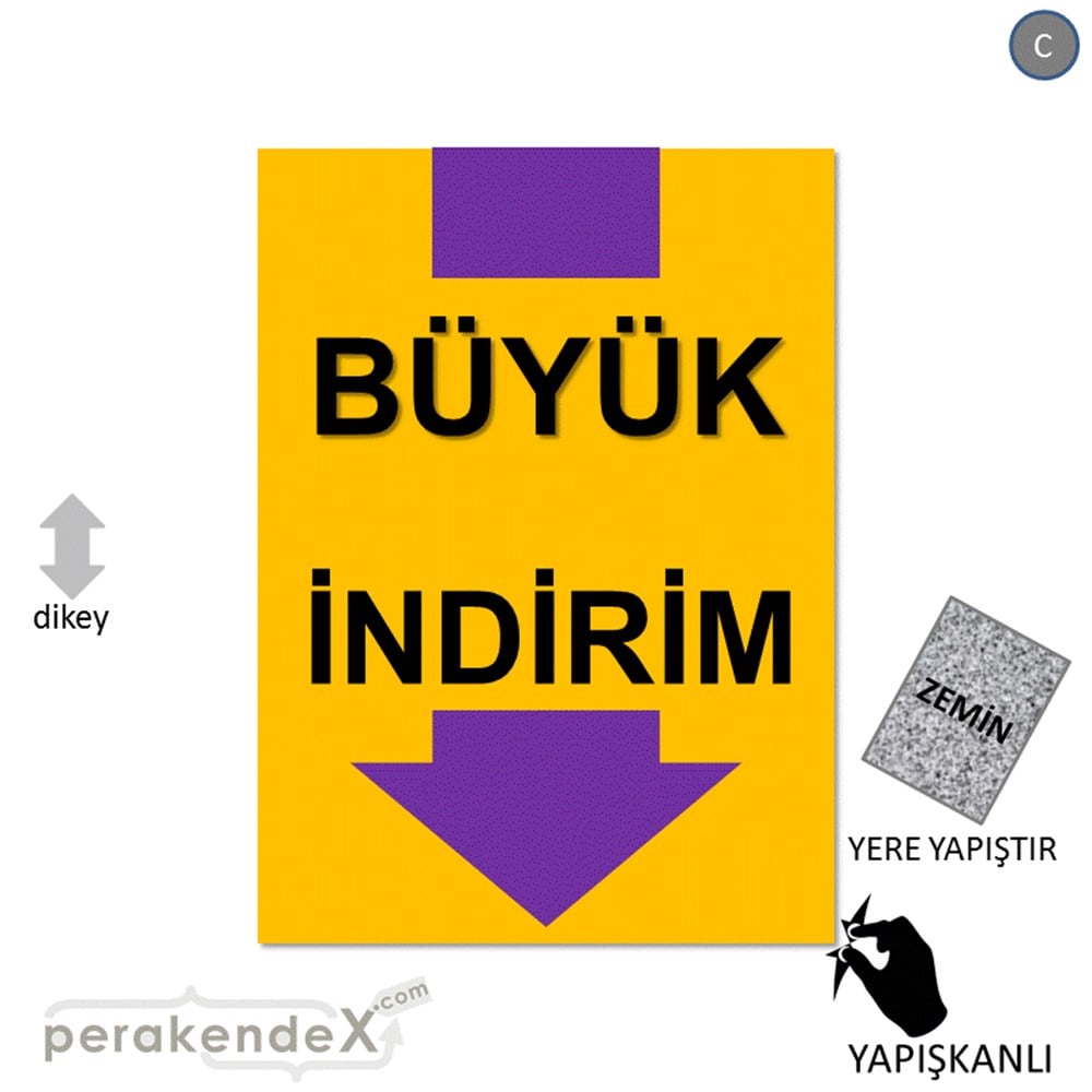 büyük indirim YER ZEMİNE YAPIŞIR -dikdörtgen,tek yön baskı