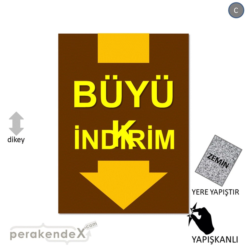 büyük indirim YER ZEMİNE YAPIŞIR -dikdörtgen,tek yön baskı