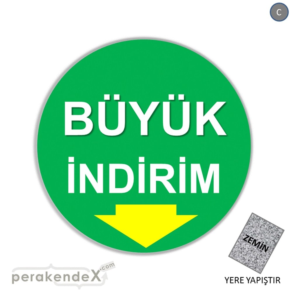 büyük indirim YER ZEMİNE YAPIŞIR -oval,tek yön baskı