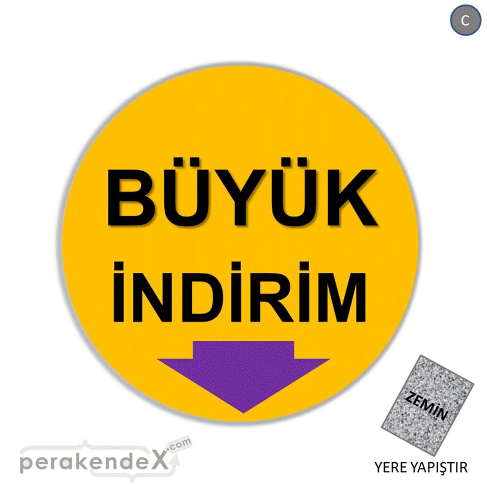 büyük indirim YER ZEMİNE YAPIŞIR -oval,tek yön baskı