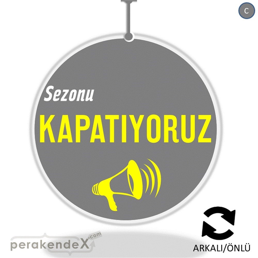 sezonu kapatıyoruz DÖNKARTI -oval,çift yön baskı