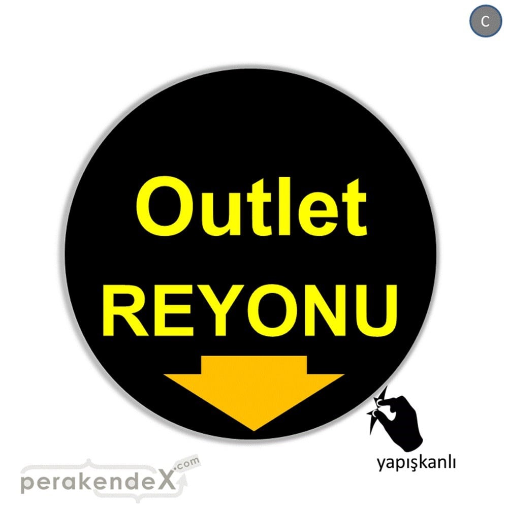 outlet reyonu CAMA YAPIŞAN FOLYO -oval,tek yön baskı