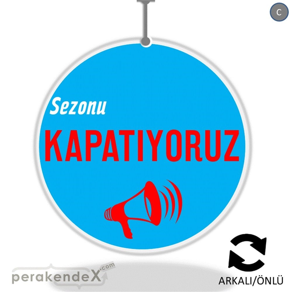 sezonu kapatıyoruz DÖNKARTI -oval,çift yön baskı