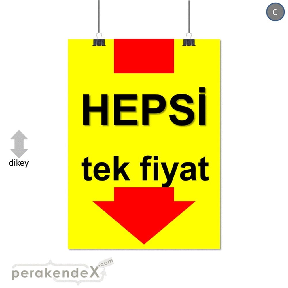 hepsi tek fiyat SERT PLASTİK POSTER -dikdörtgen,tek yön baskı