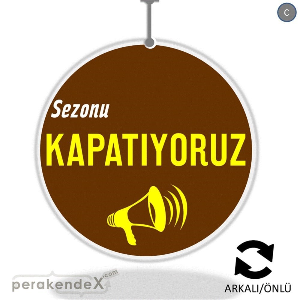 sezonu kapatıyoruz DÖNKARTI -oval,çift yön baskı