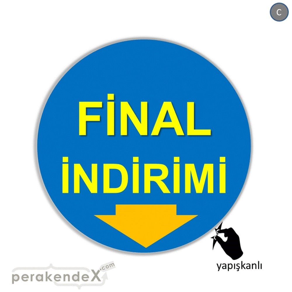 final indirimi CAMA YAPIŞAN FOLYO -oval,tek yön baskı