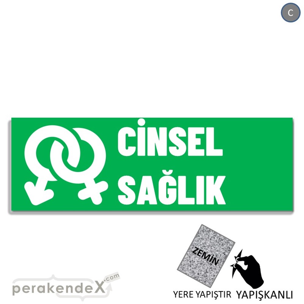 Cinsel Sağlık Ürün Çeşitleri YER - ZEMİN FOLYO,  VİNİL (BANNER) -dikdörtgen,tek yön baskıyer - zemin folyo,  vinil
