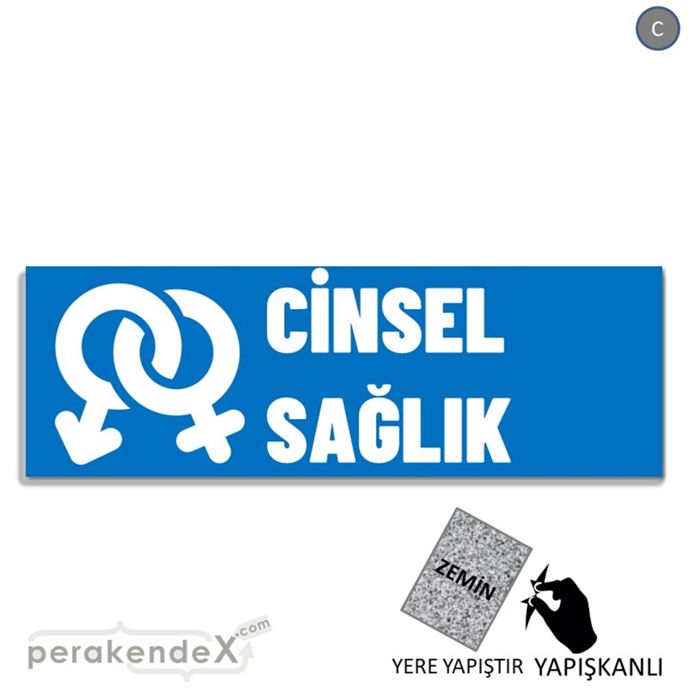 Cinsel Sağlık Ürün Çeşitleri YER - ZEMİN FOLYO,  VİNİL (BANNER) -dikdörtgen,tek yön baskıyer - zemin folyo,  vinil
