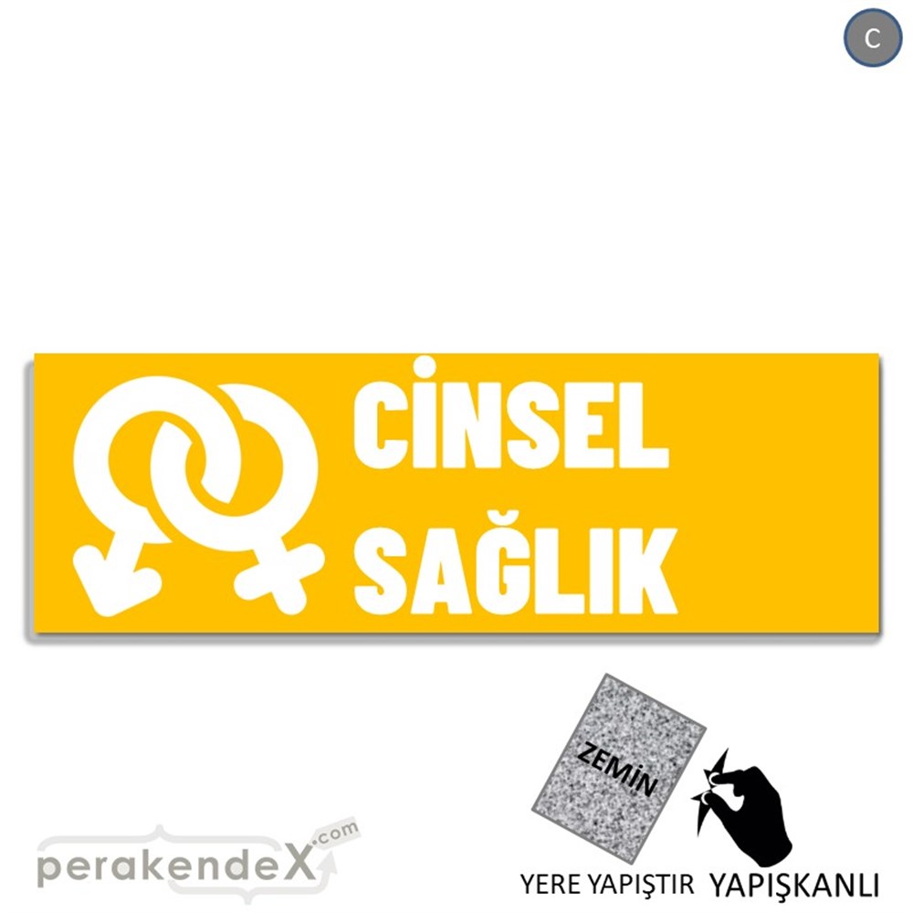 Cinsel Sağlık Ürün Çeşitleri YER - ZEMİN FOLYO,  VİNİL (BANNER) -dikdörtgen,tek yön baskıyer - zemin folyo,  vinil
