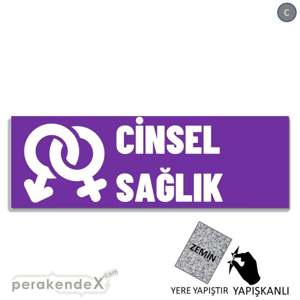 Cinsel Sağlık Ürün Çeşitleri YER - ZEMİN FOLYO,  VİNİL (BANNER) -dikdörtgen,tek yön baskıyer - zemin folyo,  vinil