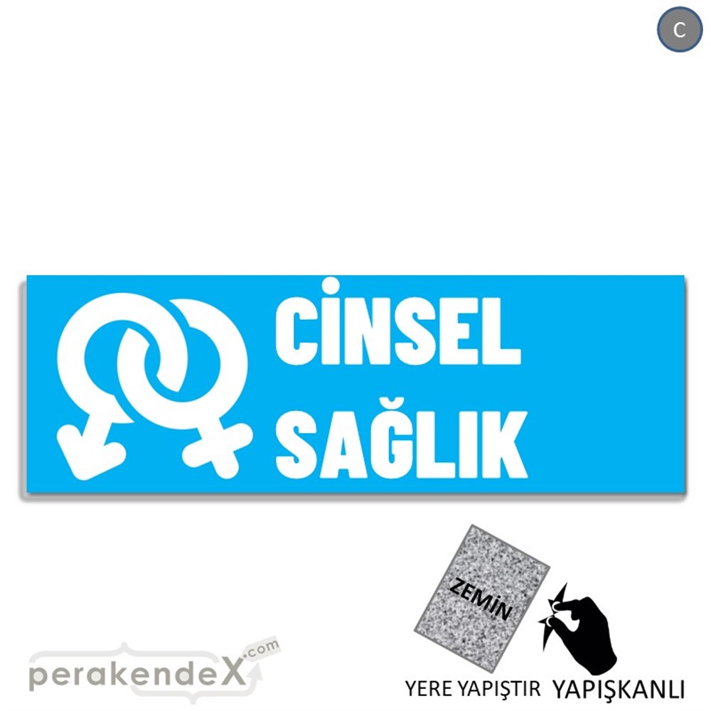 Cinsel Sağlık Ürün Çeşitleri YER - ZEMİN FOLYO,  VİNİL (BANNER) -dikdörtgen,tek yön baskıyer - zemin folyo,  vinil