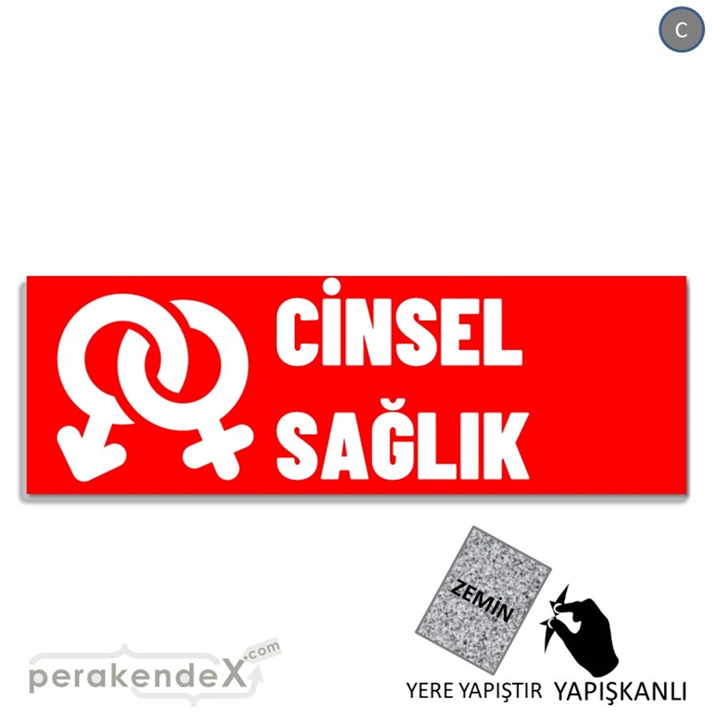 Cinsel Sağlık Ürün Çeşitleri YER - ZEMİN FOLYO,  VİNİL (BANNER) -dikdörtgen,tek yön baskıyer - zemin folyo,  vinil