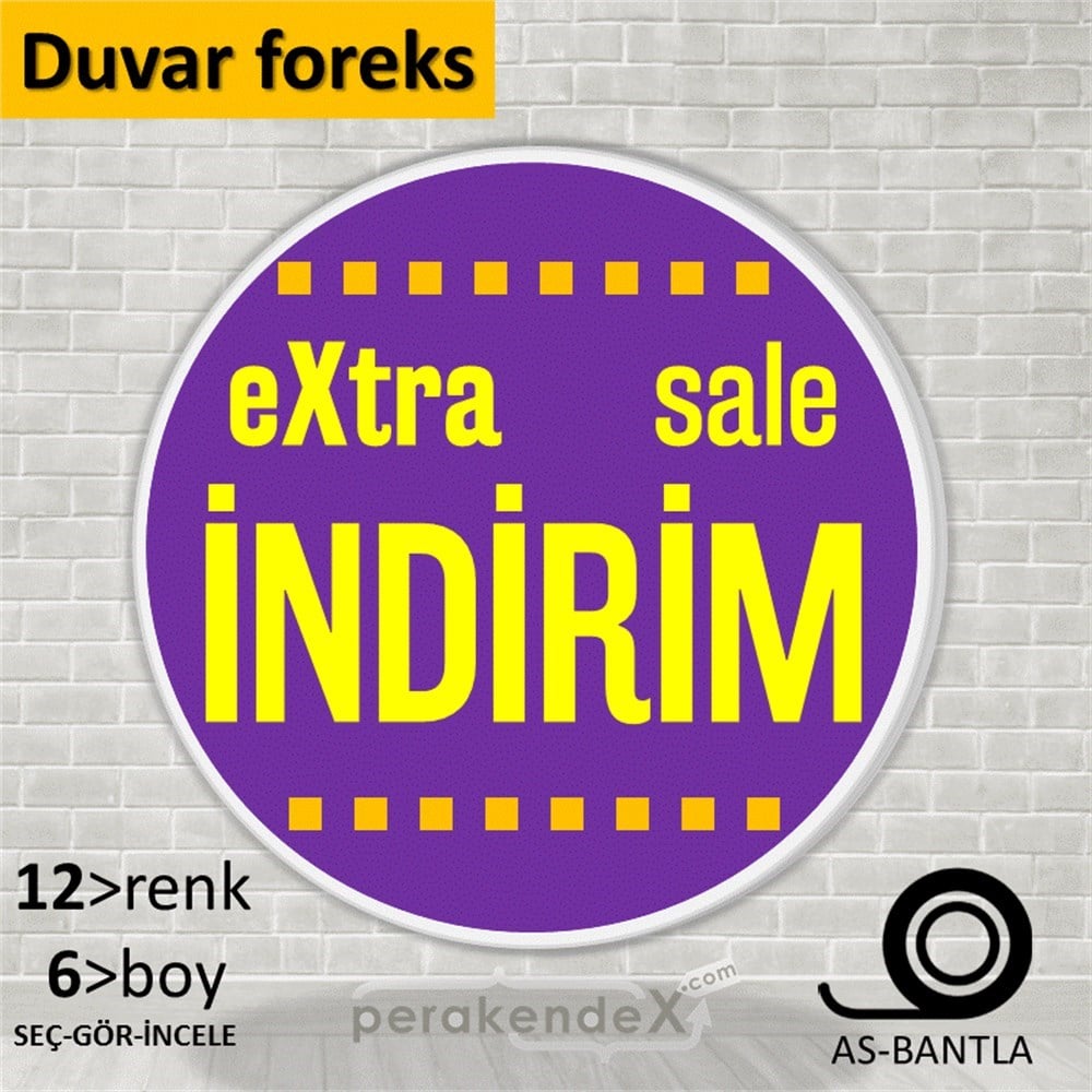 extra sale indirim SERT PLASTİK POSTER -oval,tek yön baskı