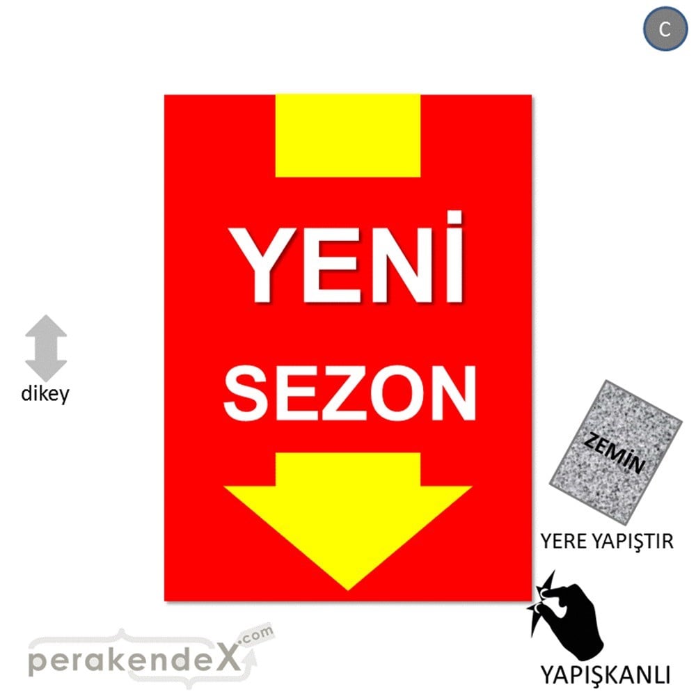 yeni sezon * YER ZEMİNE YAPIŞIR -dikdörtgen,tek yön baskı
