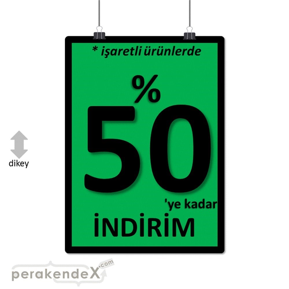 yüzde 50 ye varan indirim SERT PLASTİK POSTER -dikdörtgen,tek yön baskı