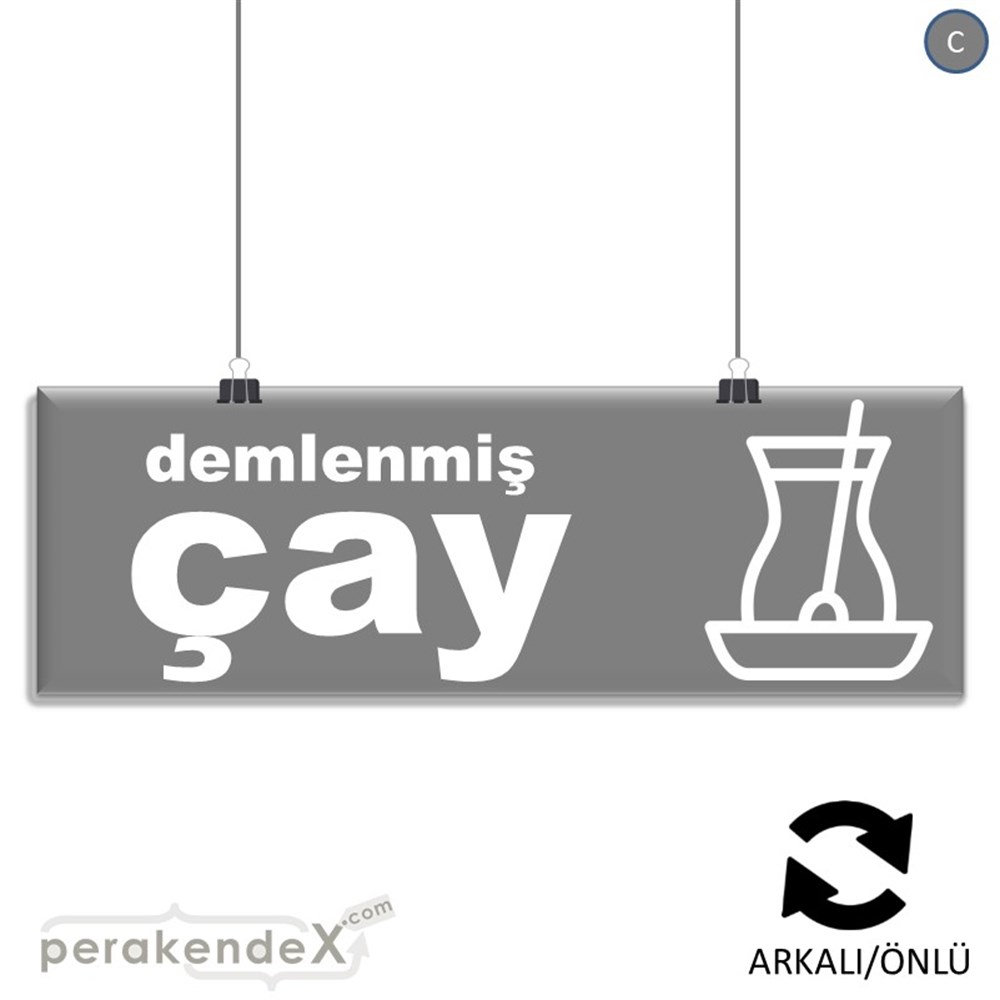 Demlenmiş Çay  SERT PLASTİK POSTER,  AFİŞ (BANNER) -dikdörtgen,çift yön baskısert plastik poster,  afiş