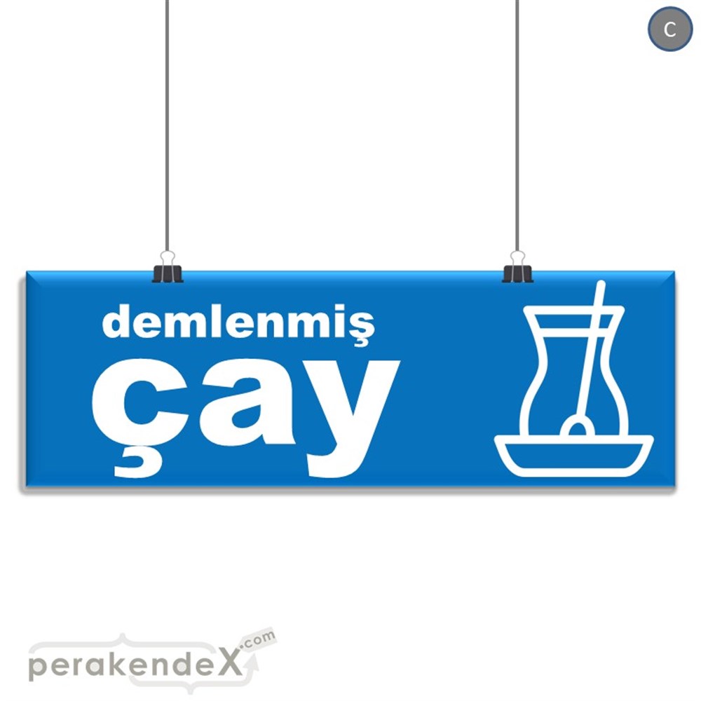 Demlenmiş Çay  SERT PLASTİK POSTER,  AFİŞ (BANNER) -dikdörtgen,tek yön baskısert plastik poster,  afiş