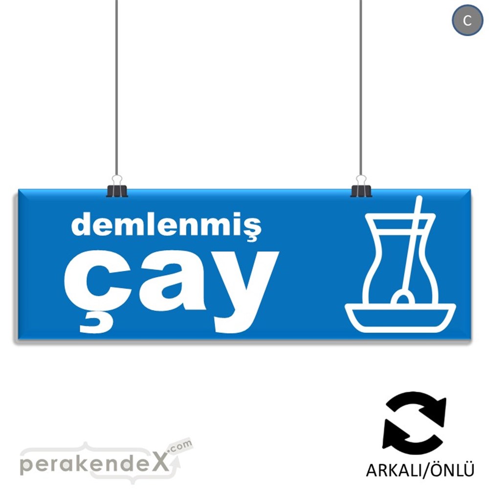 Demlenmiş Çay  SERT PLASTİK POSTER,  AFİŞ (BANNER) -dikdörtgen,çift yön baskısert plastik poster,  afiş