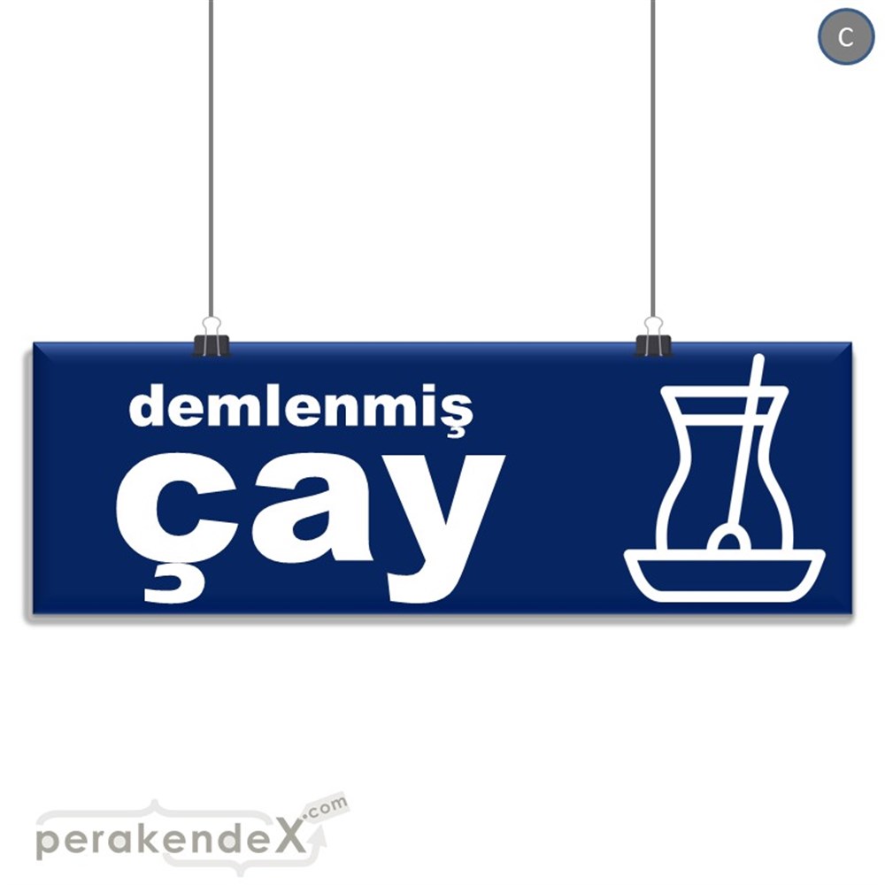 Demlenmiş Çay  SERT PLASTİK POSTER,  AFİŞ (BANNER) -dikdörtgen,tek yön baskısert plastik poster,  afiş