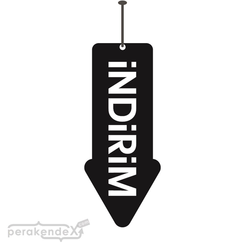 düz indirim DÖNKARTI -Ok İşareti,çift yön baskı