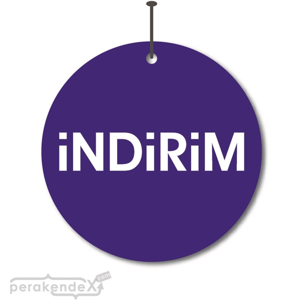 düz indirim DÖNKARTI -oval,çift yön baskı