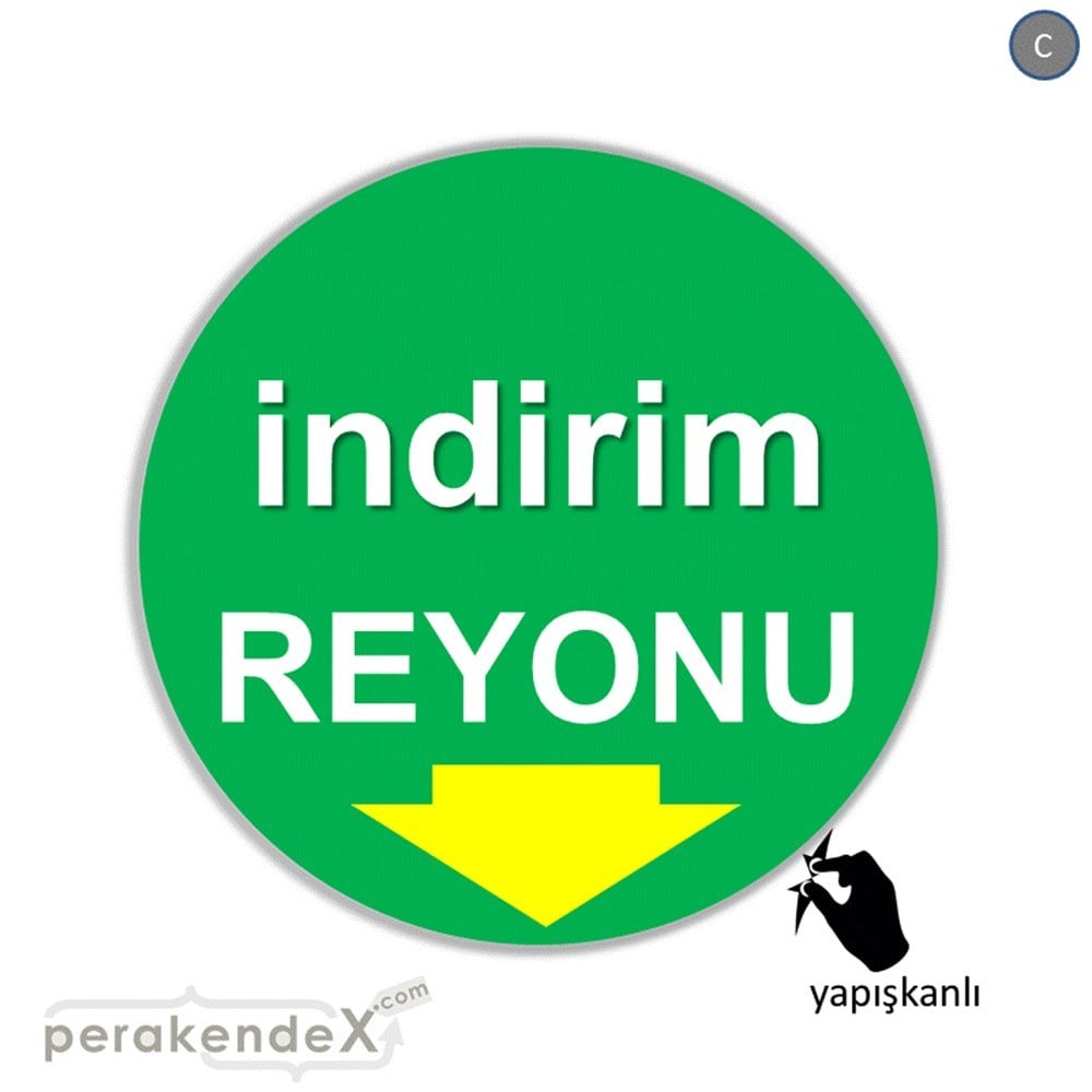 indirim reyonu CAMA YAPIŞAN FOLYO -oval,tek yön baskı