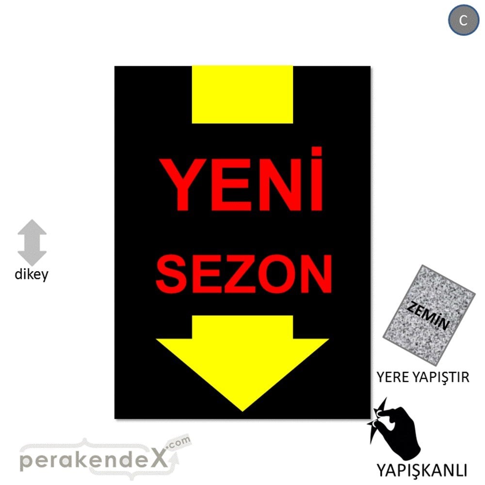 yeni sezon * YER ZEMİNE YAPIŞIR -dikdörtgen,tek yön baskı
