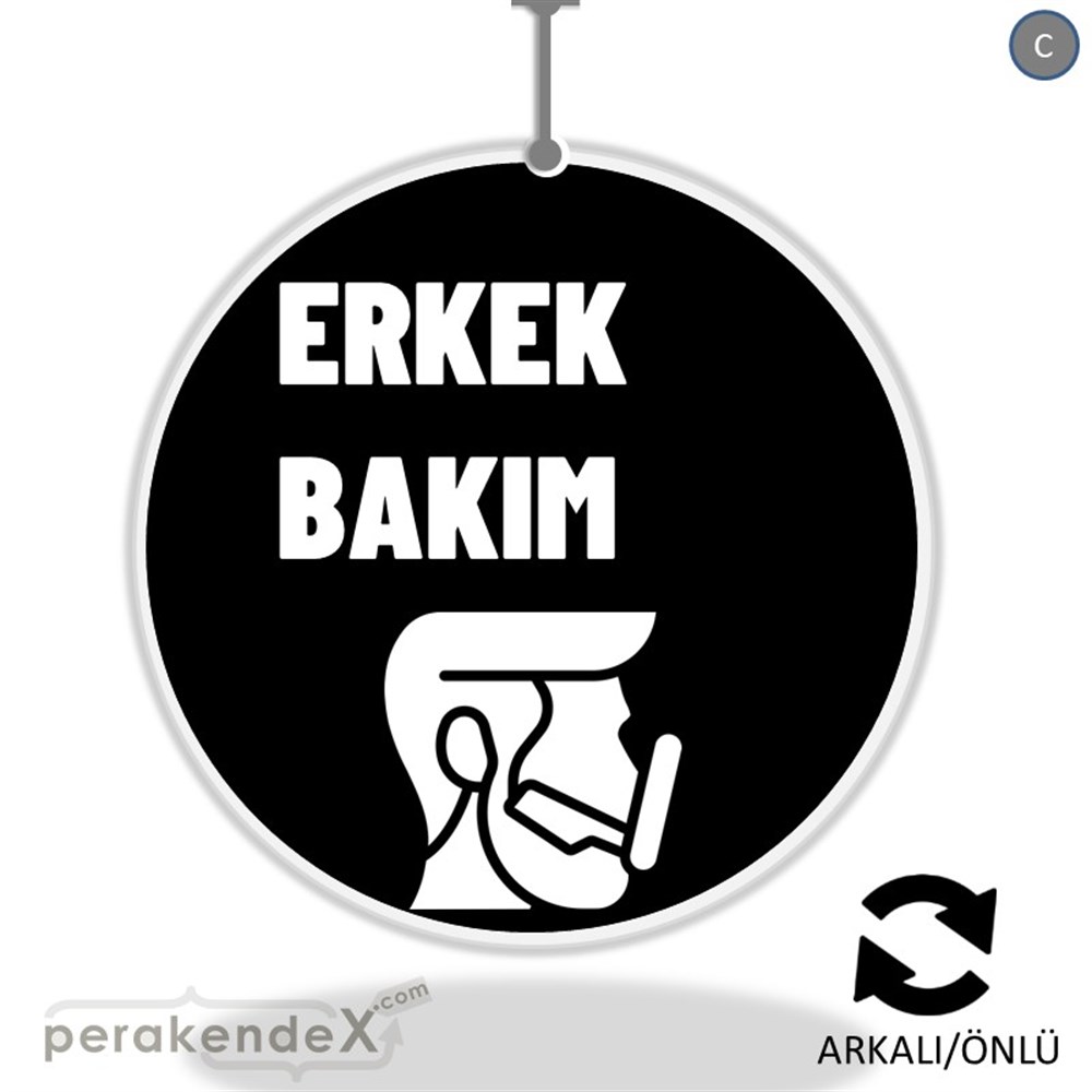 Erkek Bakım Ürün Çeşitleri DÖNKART -oval,çift yön baskıdön-kart